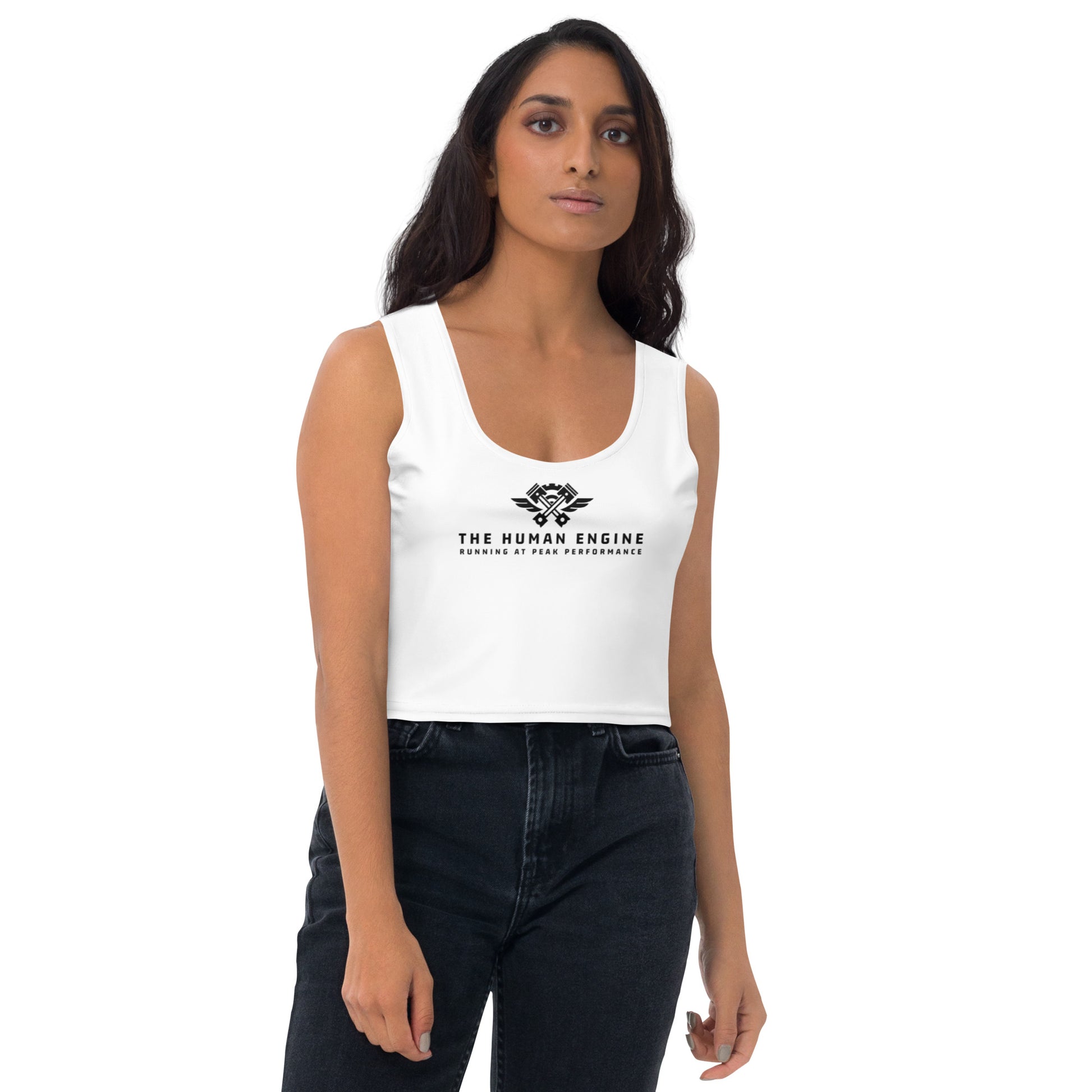 Logo Crop Top - The Human Engine