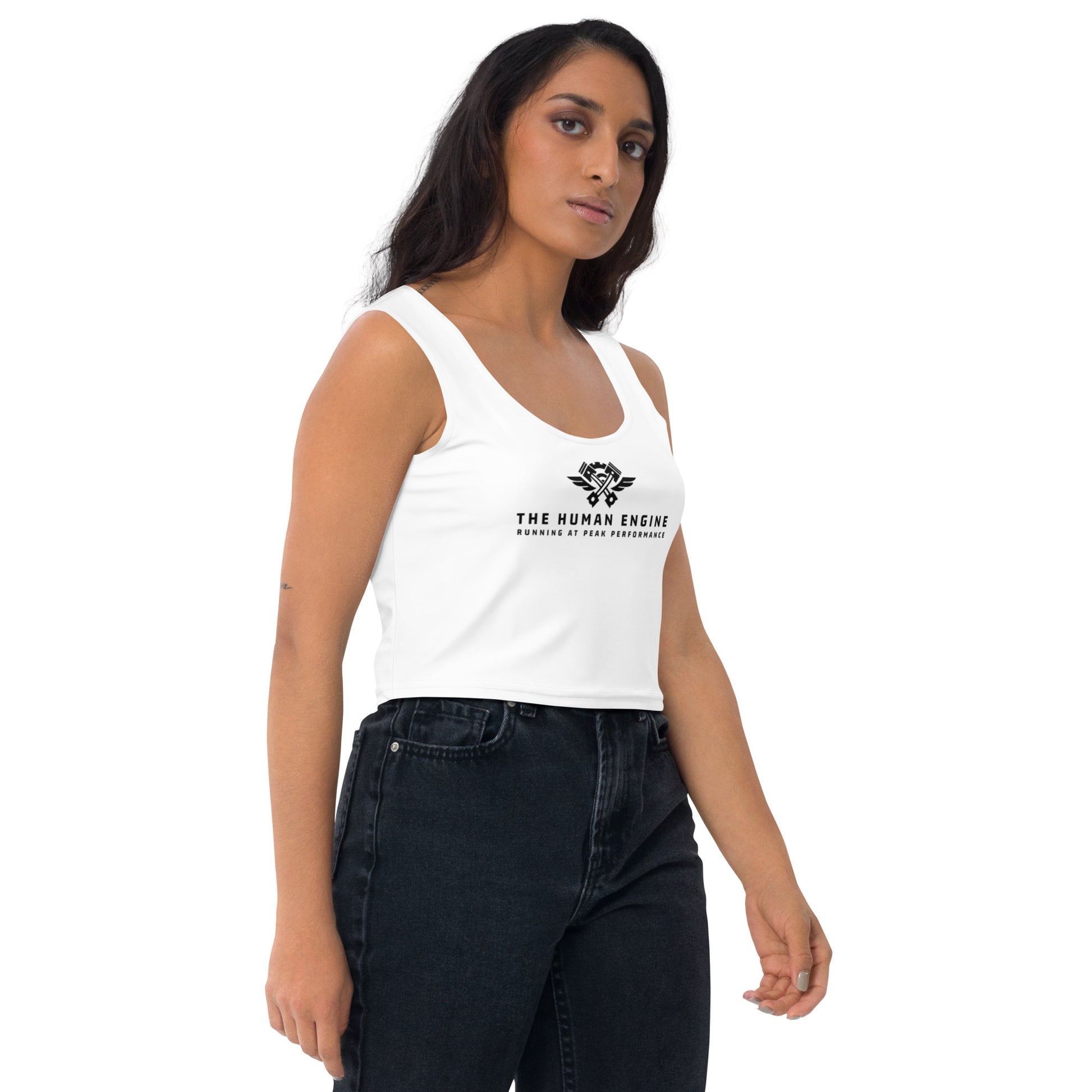 Logo Crop Top - The Human Engine