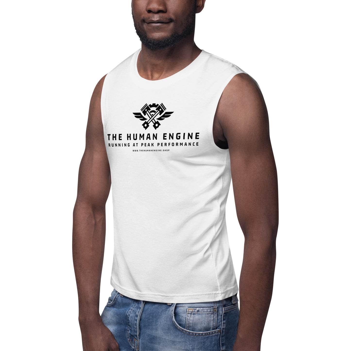 Logo Muscle Shirt - The Human Engine