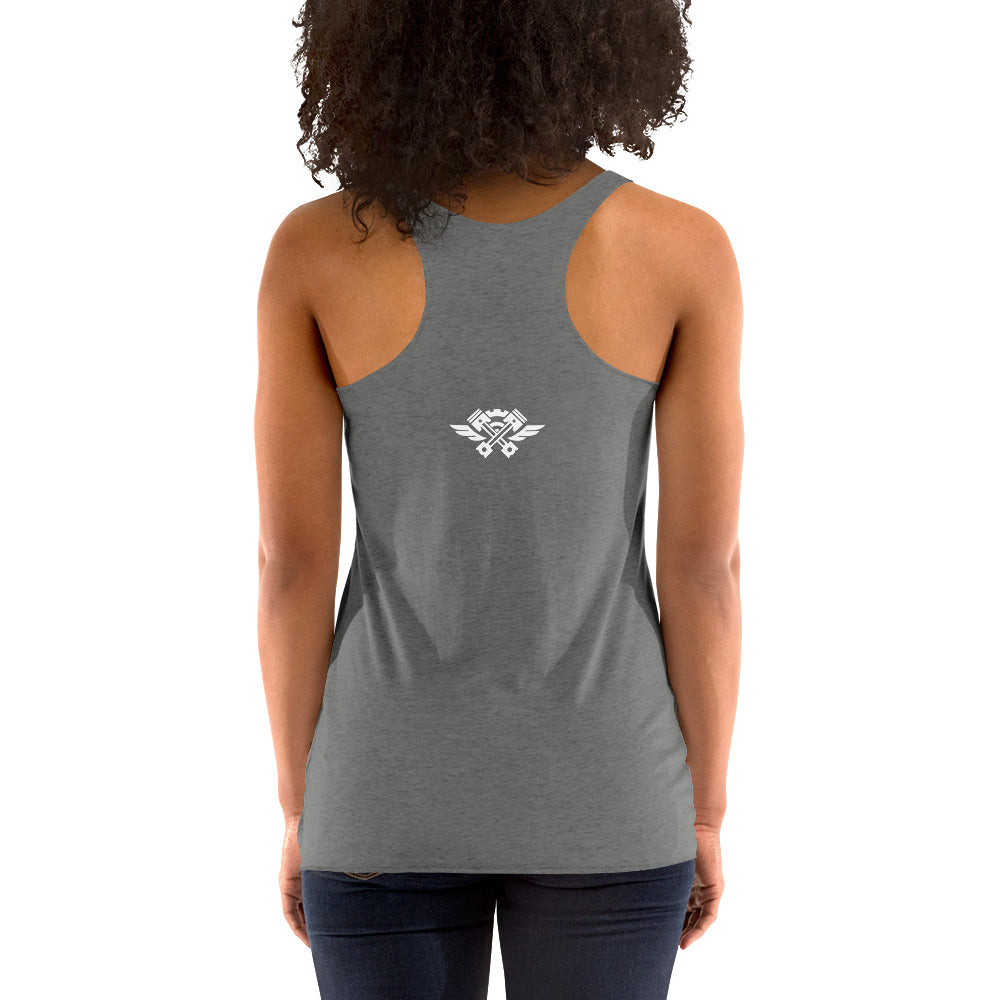 Women's colored Logo Racerback Tank - The Human Engine