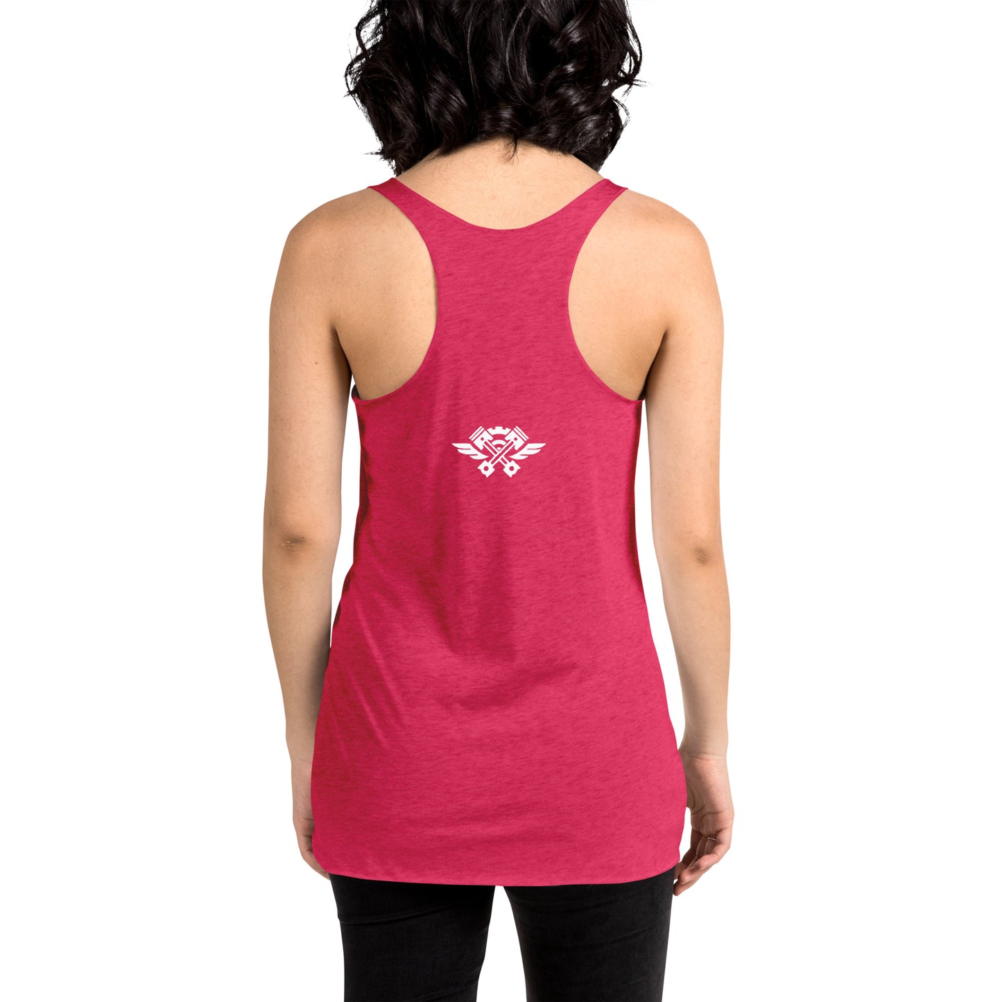 Women's colored Logo Racerback Tank - The Human Engine