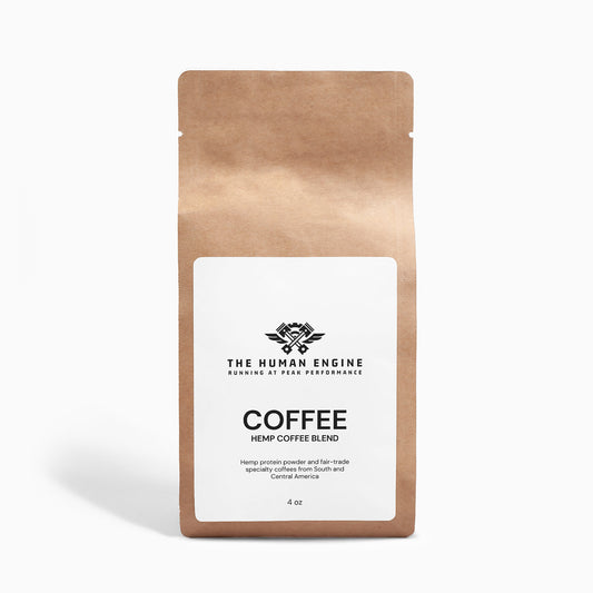 Organic Hemp Coffee Blend - Medium Roast 4oz - The Human Engine